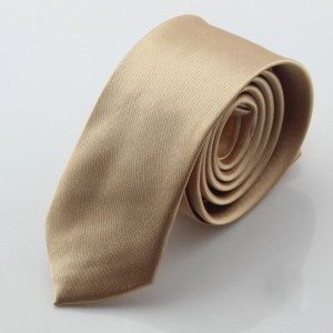 SLIM kravata - khaki